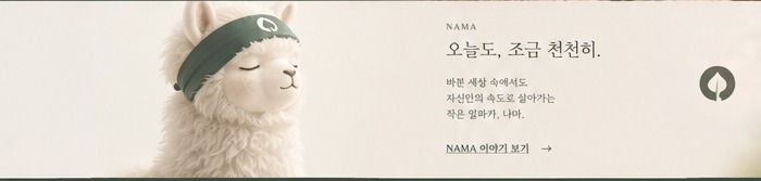 차를 좋아하는 알파카 나마
